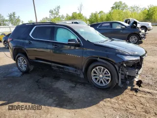 2023 Chevrolet Traverse LT Cloth with VIN 1GNEVGKW9PJ140268, listed as a Copart auction lot 52632523 with 20,255 mi miles. Bid and sale history available at carsss.com. Image 4.