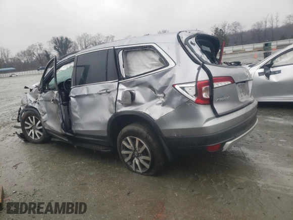 2020 Honda Pilot EX-L with VIN 5FNYF5H58LB023188, listed as a Copart auction lot 42704005 with 72,164 mi miles and Salvage Title. Bid and sale history available at carsss.com. Image 2.