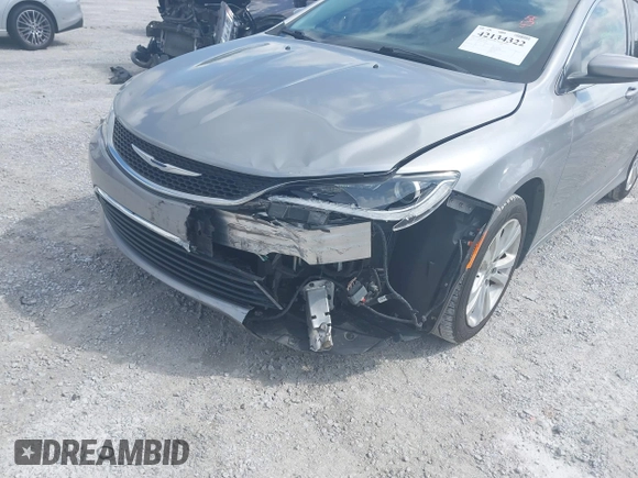 2016 Chrysler 200 Limited with VIN 1C3CCCAB9GN132357, listed as a IAAI auction lot 42134322 with 90,651 mi miles and . Bid and sale history available at DreamBid. Image 6.