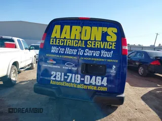 2018 Chevrolet Express Cargo Van with VIN 1GCWGAFP4J1286284, listed as a IAAI auction lot 41640914 with 98,691 mi miles. Bid and sale history available at carsss.com. Image 15.