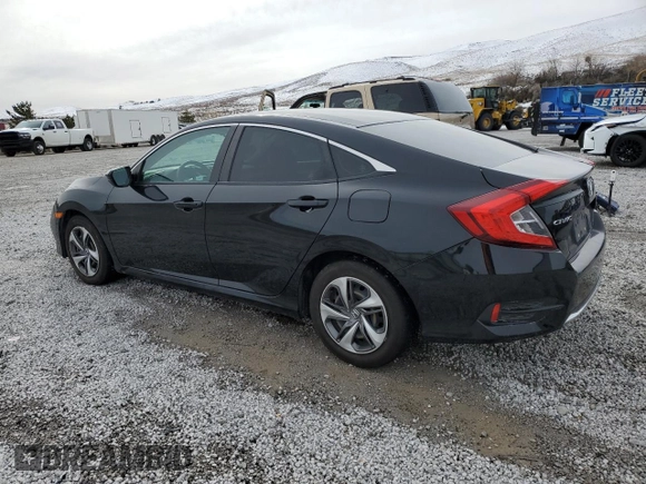 2019 Honda Civic LX with VIN 19XFC2F61KE009602, listed as a Copart auction lot 45585045 with 84,414 mi miles and Salvage Title. Bid and sale history available at DreamBid. Image 2.