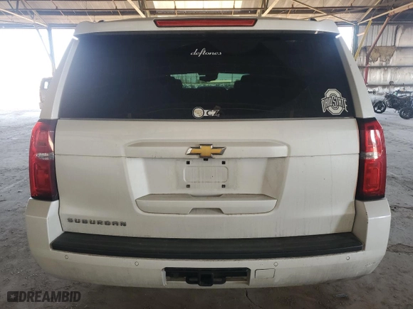 2017 Chevrolet Suburban LT with VIN 1GNSCHKC8HR255967, listed as a Copart auction lot 50174135 with 122,101 mi miles and Clean Title. Bid and sale history available at carsss.com. Image 6.