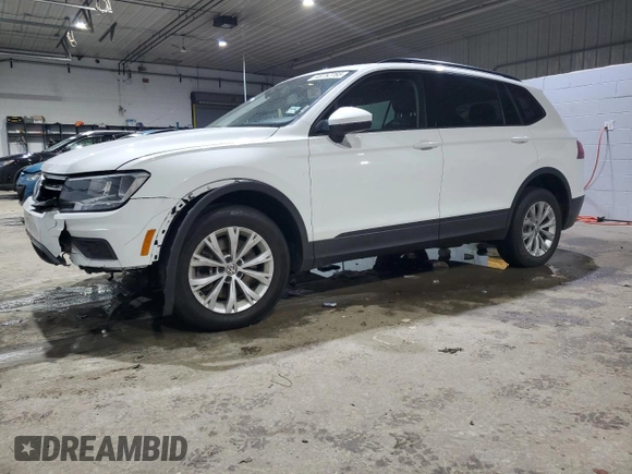 2019 Volkswagen Tiguan S with VIN 3VV0B7AX0KM177700, listed as a Copart auction lot 46752785 with 54,738 mi miles and Salvage title. Bid and sale history available at DreamBid. Image 1.