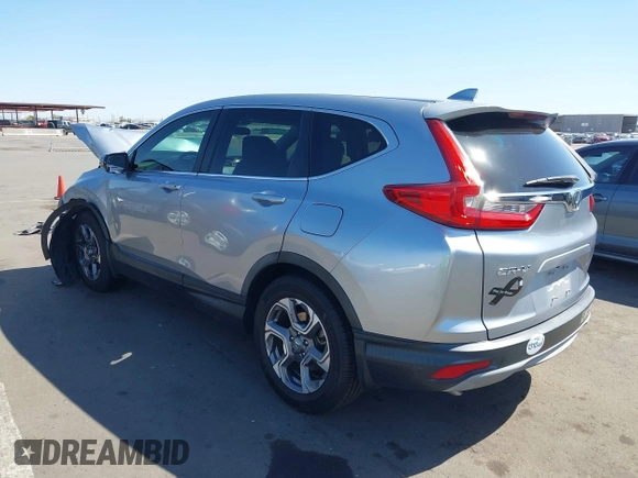 2017 Honda CR-V EX with VIN 7FARW1H54HE007644, listed as a IAAI auction lot 42076358 with 79,236 mi miles. Bid and sale history available at carsss.com. Image 3.