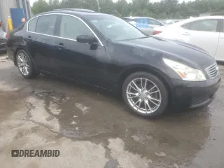 2007 Infiniti G35 Journey with VIN JNKBV61EX7M713397, listed as a Copart auction lot 61899474 with Not Provided miles and Salvage Title. Bid and sale history available at DreamBid. Image 4.