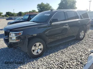 2018 Chevrolet Tahoe z VIN 1GNLCDKC1JR355461, wystawiony jako Copart lot #52261375 z przebiegiem 134 333 mil mil oraz Czysty tytuł • Clean title. Historia ofert i sprzedaży dostępna na DreamBid. Obrazek 1.