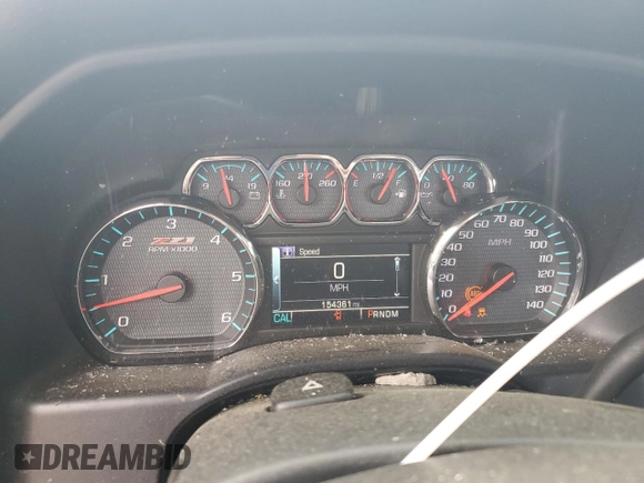 2015 Chevrolet Silverado 1500 LT with VIN 1GCVKREC8FZ269097, listed as a Copart auction lot 54595655 with 154,361 mi miles and Salvage Title. Bid and sale history available at DreamBid. Image 9.