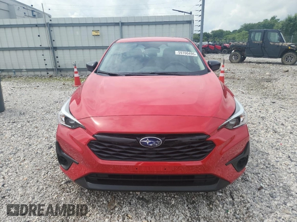 2024 Subaru Impreza with VIN JF1GUABC4R8852212, listed as a Copart auction lot 59700495 with 6,477 mi miles and Salvage title. Bid and sale history available at DreamBid. Image 5.