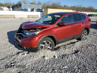 2018 Honda CR-V EX-L with VIN 2HKRW2H84JH613464, listed as a Copart auction lot 53984255 with 55,494 mi miles and Salvage Title. Bid and sale history available at carsss.com. Image 1.