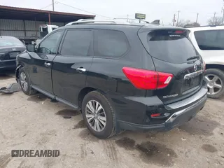 2020 Nissan Pathfinder S with VIN 5N1DR2AN5LC646694, listed as a IAAI auction lot 41472219 with 77,062 mi miles. Bid and sale history available at carsss.com. Image 3.