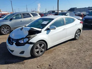 2011 Hyundai Elantra GLS with VIN 5NPDH4AE2BH002849, listed as a IAAI auction lot 41641610 with 186,923 mi miles. Bid and sale history available at carsss.com. Image 17.
