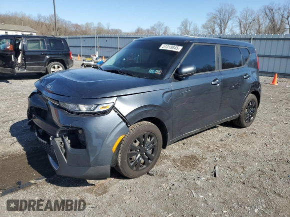 2020 Kia Soul S with VIN KNDJ23AUXL7039336, listed as a Copart auction lot 51319845 with 103,494 mi miles and Salvage Title. Bid and sale history available at DreamBid. Image 1.
