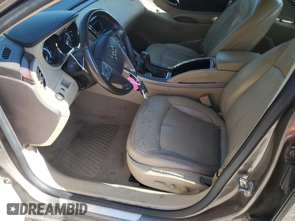 2010 Buick LaCrosse CXL with VIN 1G4GC5EG2AF322934, listed as a Copart auction lot 60813545 with 167,017 mi miles and Salvage title. Bid and sale history available at DreamBid. Image 7.
