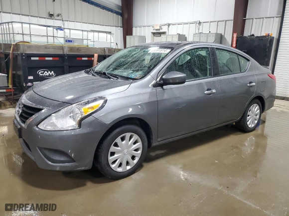 2016 Nissan Versa S Plus with VIN 3N1CN7AP0GL898358, listed as a Copart auction lot 85891614 with 55,156 mi miles and Salvage Title. Bid and sale history available at carsss.com. Image 1.