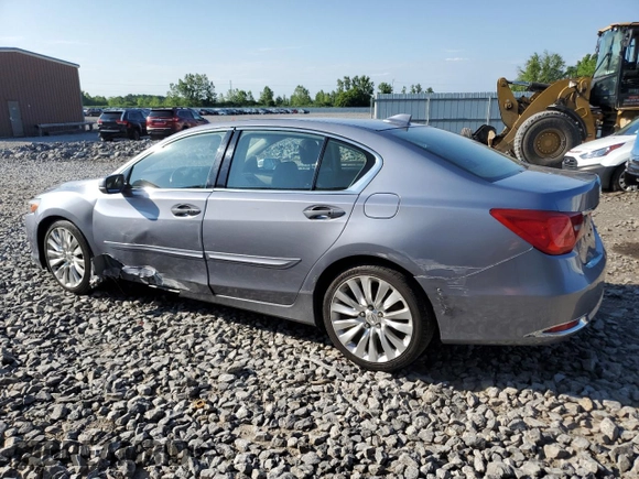2014 Acura RLX Technology with VIN JH4KC1F58EC001023, listed as a Copart auction lot 62831665 with 226,484 mi miles and Salvage title. Bid and sale history available at DreamBid. Image 2.