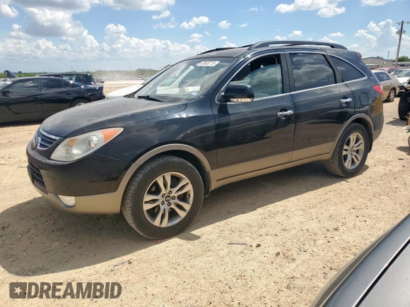 2012 Hyundai Veracruz Limited z VIN KM8NU4CCXCU186016, wystawiony jako Copart lot #62603715 z przebiegiem 119 370 mil mil oraz Czysty tytuł • Clean title. Historia ofert i sprzedaży dostępna na DreamBid. Obrazek 1.
