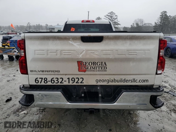 2021 Chevrolet Silverado 1500 Work Truck with VIN 3GCNWAEF8MG357757, listed as a Copart auction lot 43406745 with 71,385 mi miles and Salvage Title. Bid and sale history available at carsss.com. Image 6.