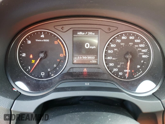 2015 Audi A3 2.0 TDI Premium with VIN WAUAJGFF2F1040179, listed as a Copart auction lot 69070192 with 60,678 mi miles. Bid and sale history available at carsss.com. Image 9.