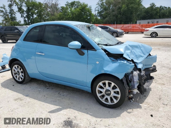 2017 FIAT 500 Pop z VIN 3C3CFFKR3HT503017, wystawiony jako Copart lot #55838305 z przebiegiem 80 951 mil mil oraz Szkoda całkowita • Salvage title. Historia ofert i sprzedaży dostępna na DreamBid. Obrazek 4.