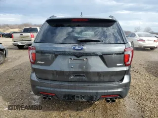 2019 Ford Explorer Sport with VIN 1FM5K8GT4KGB04107, listed as a Copart auction lot 51049395 with 88,800 mi miles and Salvage Title. Bid and sale history available at carsss.com. Image 6.