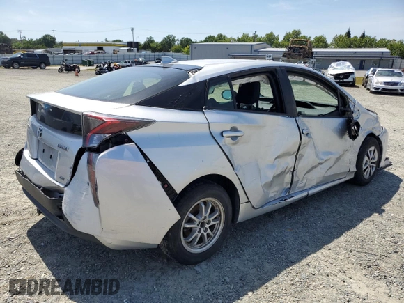 2016 Toyota Prius Four with VIN JTDKARFUXG3020687, listed as a Copart auction lot 54978585 with 102,598 mi miles and Salvage Title. Bid and sale history available at carsss.com. Image 3.