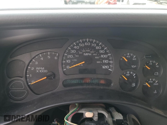 2004 Chevrolet Tahoe LS with VIN 1GNEC13V64R214672, listed as a Copart auction lot 48075195 with 156,076 mi miles and Salvage Title. Bid and sale history available at carsss.com. Image 9.