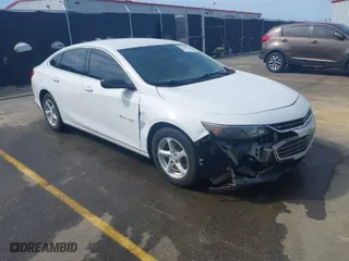 2016 Chevrolet Malibu LS with VIN 1G1ZB5ST9GF214944, listed as a IAAI auction lot 41895773 with 129,853 mi miles. Bid and sale history available at carsss.com. Image 1.