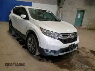2017 Honda CR-V EX with VIN 2HKRW2H58HH671030, listed as a Copart auction lot 55212255 with 125,481 mi miles and Salvage Title. Bid and sale history available at DreamBid. Image 15.