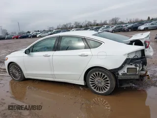2016 Ford Fusion Titanium with VIN 3FA6P0K96GR158621, listed as a IAAI auction lot 41678349 with 182,162 mi miles. Bid and sale history available at carsss.com. Image 15.