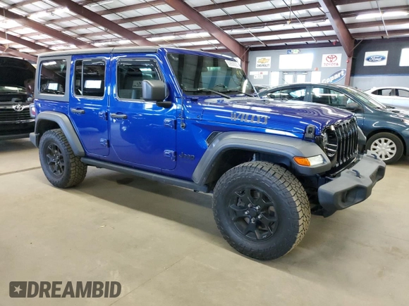 2020 Jeep Wrangler Unlimited Sport Altitude with VIN 1C4HJXDG3LW174064, listed as a Copart auction lot 63650625 with 209,226 mi miles and Clean title. Bid and sale history available at DreamBid. Image 4.