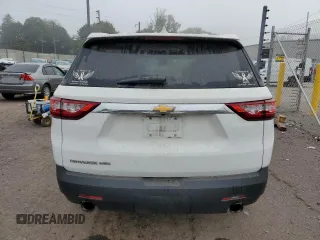 2018 Chevrolet Traverse LS with VIN 1GNEVFKW5JJ145405, listed as a Copart auction lot 71058774 with 129,885 mi miles and Salvage Title. Bid and sale history available at carsss.com. Image 6.