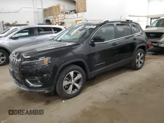 2021 Jeep Cherokee Limited with VIN 1C4PJMDX0MD213281, listed as a Copart auction lot 52674315 with 36,651 mi miles and Salvage title. Bid and sale history available at DreamBid. Image 1.