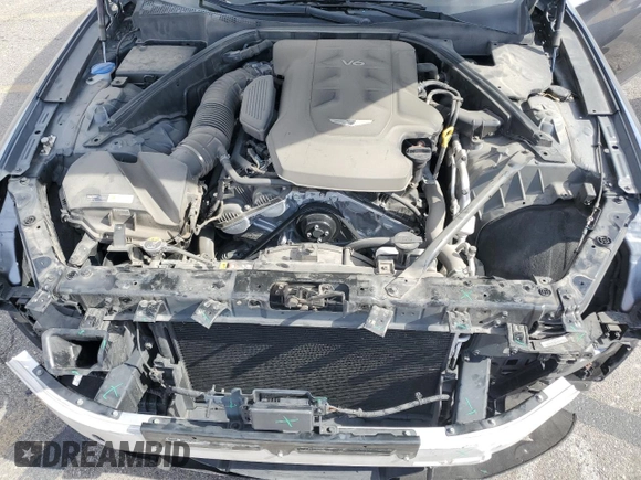 2017 Genesis G80 3.8L with VIN KMHGN4JE9HU167622, listed as a Copart auction lot 77700464 with 43,166 mi miles and Salvage Title. Bid and sale history available at DreamBid. Image 11.
