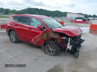 2020 Hyundai Santa Fe SE with VIN 5NMS23AD7LH153002, listed as a IAAI auction lot 42537244 with 105,323 mi miles and . Bid and sale history available at DreamBid. Image 1.