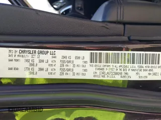 2013 Dodge Durango SXT with VIN 1C4RDJAG7DC580249, listed as a IAAI auction lot 42535723 with 199,626 mi miles and . Bid and sale history available at DreamBid. Image 9.