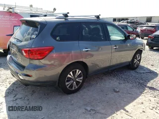 2018 Nissan Pathfinder S with VIN 5N1DR2MM9JC625671, listed as a Copart auction lot 54814865 with 168,899 mi miles and Salvage Title. Bid and sale history available at DreamBid. Image 3.