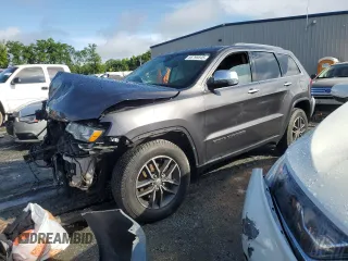 2018 Jeep Grand Cherokee Limited with VIN 1C4RJFBG4JC349230, listed as a Copart auction lot 56795845 with 110,165 mi miles and Salvage title. Bid and sale history available at DreamBid. Image 1.