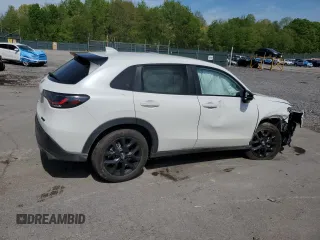 2024 Honda HR-V Sport with VIN 3CZRZ2H58RM736505, listed as a Copart auction lot 56490425 with 13,256 mi miles and Salvage title. Bid and sale history available at DreamBid. Image 3.