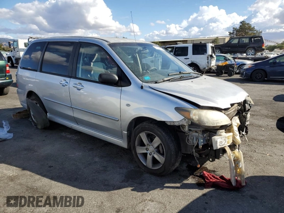2005 Mazda MPV LX z VIN JM3LW28J450549591, wystawiony jako Copart lot #78304054 z przebiegiem 215 645 mil mil oraz Szkoda całkowita • Salvage title. Historia ofert i sprzedaży dostępna na DreamBid. Obrazek 4.