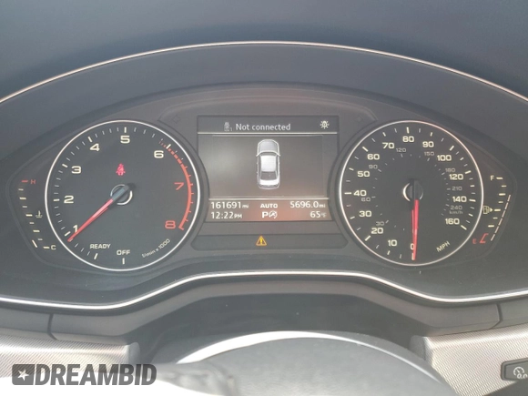 2017 Audi A4 Premium with VIN WAUGNAF40HN024410, listed as a Copart auction lot 48068875 with 161,691 mi miles and Salvage Title. Bid and sale history available at carsss.com. Image 9.