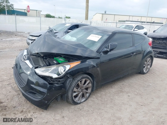 2016 Hyundai Veloster with VIN KMHTC6AD6GU251094, listed as a IAAI auction lot 41971550 with 97,744 mi miles. Bid and sale history available at carsss.com. Image 17.