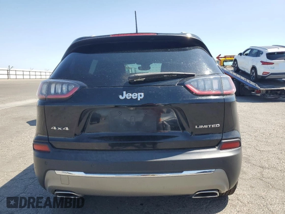 2019 Jeep Cherokee Limited with VIN 1C4PJMDX4KD280396, listed as a Copart auction lot 61583365 with 126,586 mi miles and Clean title. Bid and sale history available at DreamBid. Image 6.