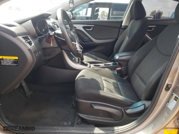 2016 Hyundai Elantra GL with VIN 5NPDH4AE4GH656713, listed as a Copart auction lot 66793304 with 145,366 mi miles and Clean Title. Bid and sale history available at carsss.com. Image 7.