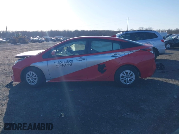 2018 Toyota Prius Two with VIN JTDKBRFUXJ3592766, listed as a IAAI auction lot 41753682 with 125,662 mi miles. Bid and sale history available at carsss.com. Image 14.