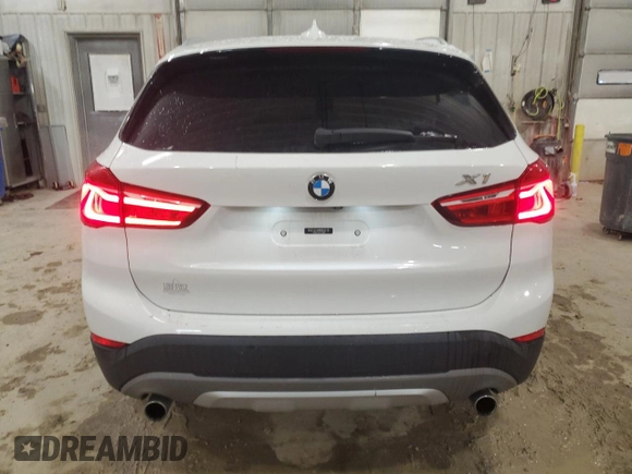 2018 BMW X1 sDrive28i with VIN WBXHU7C36J5H44086, listed as a Copart auction lot 47807655 with 131,306 mi miles and Salvage Title. Bid and sale history available at carsss.com. Image 6.