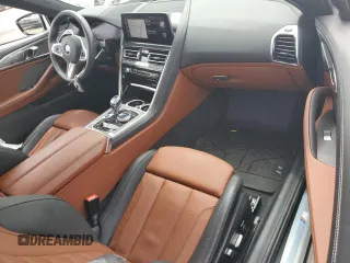 2024 BMW 8 Series 840i with VIN WBADZ4C08RCN02225, listed as a Copart auction lot 63132815 with 5,135 mi miles and Salvage title. Bid and sale history available at DreamBid. Image 8.