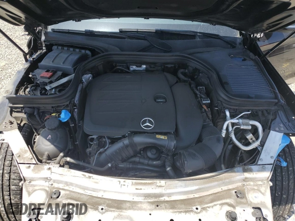 2020 Mercedes-Benz GLC 300 with VIN WDC0G8DB7LF741618, listed as a Copart auction lot 60753135 with 59,720 mi miles and Salvage title. Bid and sale history available at DreamBid. Image 12.