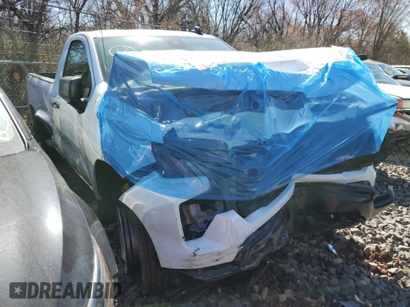 2025 Chevrolet Silverado 1500 with VIN 3GCNKAED8SG137655, listed as a Copart auction lot 48825395 with 2,158 mi miles and Salvage Title. Bid and sale history available at DreamBid. Image 4.