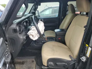 2020 Jeep Wrangler Unlimited Sport с VIN 1C4HJXDG5LW238170, выставлен на аукционе Copart как лот 55970665 с пробегом 91 713 миль миль и Списание • Salvage title. История ставок и продаж доступна на DreamBid. Изображение 7.