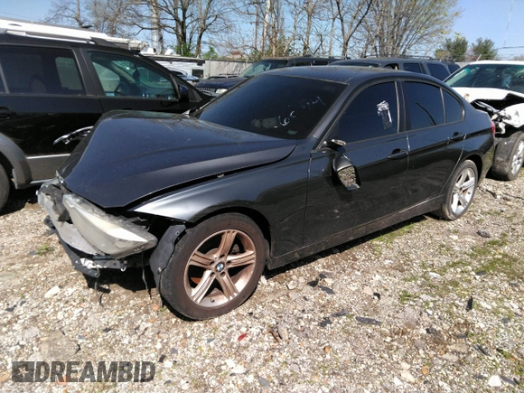 2012 BMW 3 Series 328i with VIN WBA3A5C57CF346074, listed as a IAAI auction lot 41985521 with 160,172 mi miles. Bid and sale history available at carsss.com. Image 2.